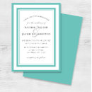Recherche de bleu turquoise mariage invitations Formel