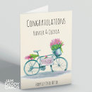 Recherche de faire du vélo vœux cartes Aquarelle