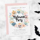 Recherche de pink halloween invitations Mignon