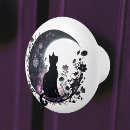 Recherche de chat noir boutons et poignées de porte Félin