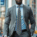 Recherche de dragon chinois cravates Bleu