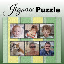 Zoek naar gele strepen puzzels Geel