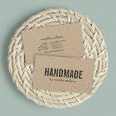 Recherche de artisanale cartes visite Rustique