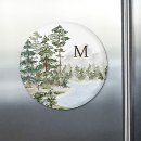 Recherche de vert forêt magnets Sapin