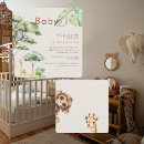 Recherche de singe carrées invitations Girafe