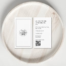Zoek naar zwart wit design visitekaartjes Klassiek