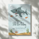 Recherche de requins invitations Sous la mer