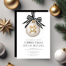 Recherche de black and white noël invitations Élégant