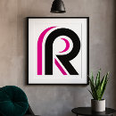 Recherche de alphabet r posters Rose