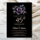 Recherche de quarantième de mariage anniversaire invitations Moderne