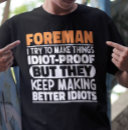 Zoek naar voorman tshirts Beroep