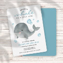 Zoek naar whale party uitnodigingen Schattig