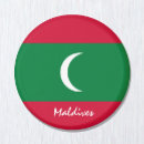 Recherche de drapeau des maldives magnets Pays
