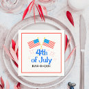 Zoek naar vuurwerk servetten Rood wit blauw