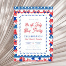 Zoek naar july 4th bbq uitnodigingen Rood wit en blauw