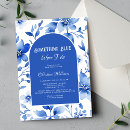 Recherche de delft blue invitations Aquarelle