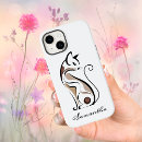 Recherche de chat mignon iphone coques Élégant