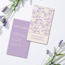 Recherche de floral violet cartes visite Customer