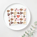 Zoek naar chocolade servetten Kleurrijk