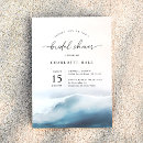 Recherche de vagues de mer invitations Aquarelle