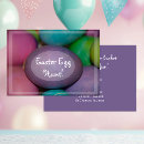 Recherche de oeufs de pâques invitations Bleu