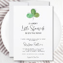 Recherche de shamrock baby shower invitations Irlandais