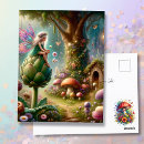 Recherche de champignon magique cartes postales Pour elle