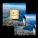 Recherche de photographie de paysage cartes visite Code qr