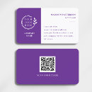 Recherche de violette blanc cartes visite Employee