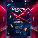 Recherche de laser tag invitations Fête d'anniversaire