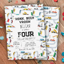 Recherche de vroom invitations À la fête d'anniversaire