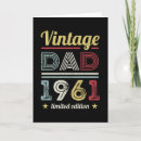 Recherche de 1961 anniversaire cartes Vintage