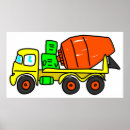 Zoek naar bouw voertuigen posters Beton