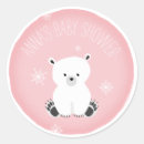 Recherche de ours blanc blanc autocollants Baby shower