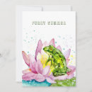 Recherche de grenouille invitations Aquarelle
