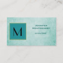 Recherche de texture de papier cartes visite Monogramme