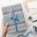 Recherche de motif dentelle papier cadeau Bleu