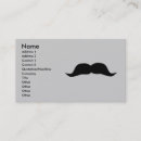 Recherche de moustache cartes visite Barbe