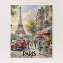 Recherche de voyage vintage puzzles Paris