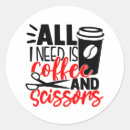 Recherche de coiffeur drôle autocollants Barbier