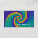 Recherche de spirale bleue cartes visite Fractales