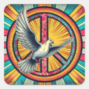 Recherche de dove peace autocollants Bleu