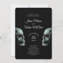 Recherche de crâne mariage invitations Moderne
