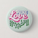 Recherche de love peace badges Rose