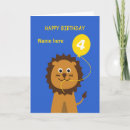 Recherche de 4ème anniversaire cartes Enfants