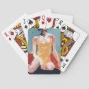 Recherche de nageur jeux de cartes Femme