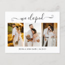 Zoek naar we eloped uitnodigingen Minimalistisch