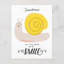 Recherche de escargot mignon cartes postales Amusant
