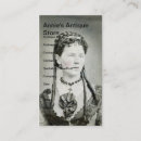 Recherche de dame vintage cartes visite Portrait