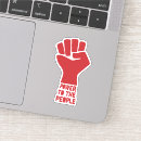 Zoek naar revolutie vuist stickers Protestmars
